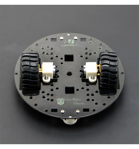 18 metal round robot chassis|2WD miniQ Robot Chassis .